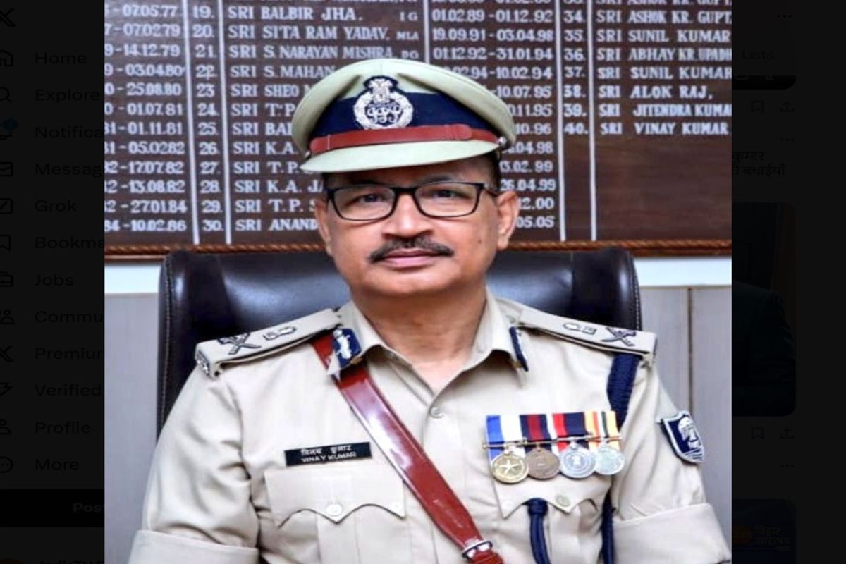डीजीपी विनय कुमार