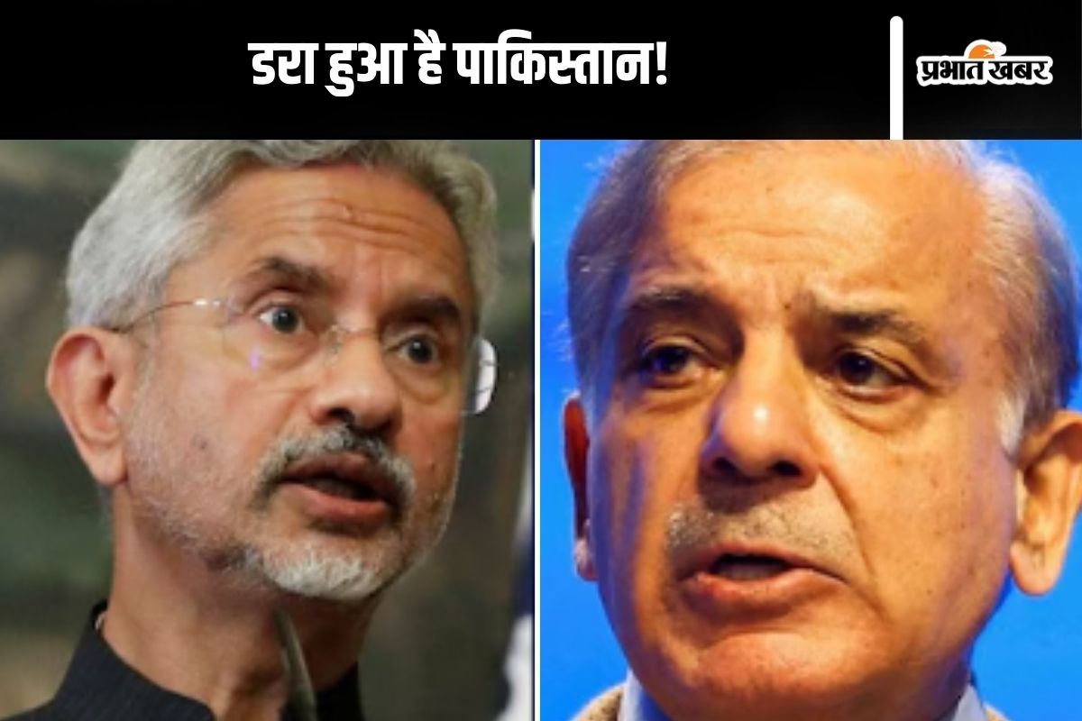 S Jaishankar With Shehbaz Sharif