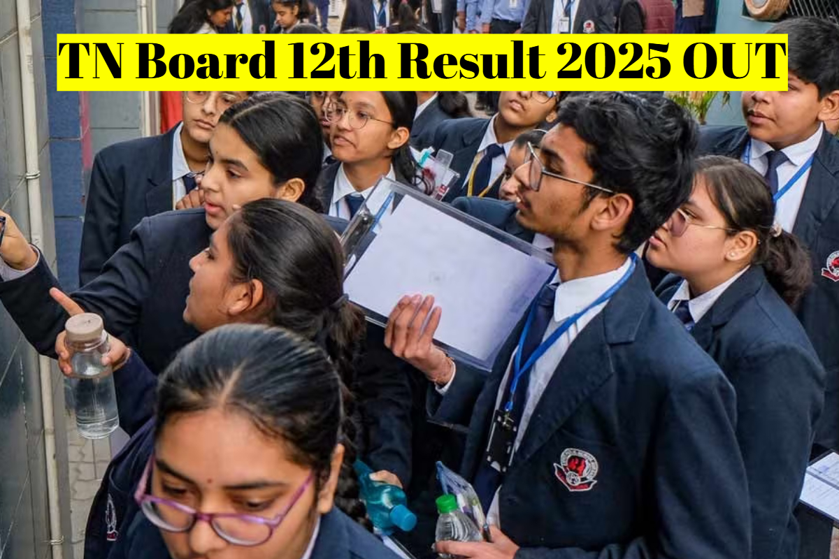 TN Board 12th Result 2025 OUT