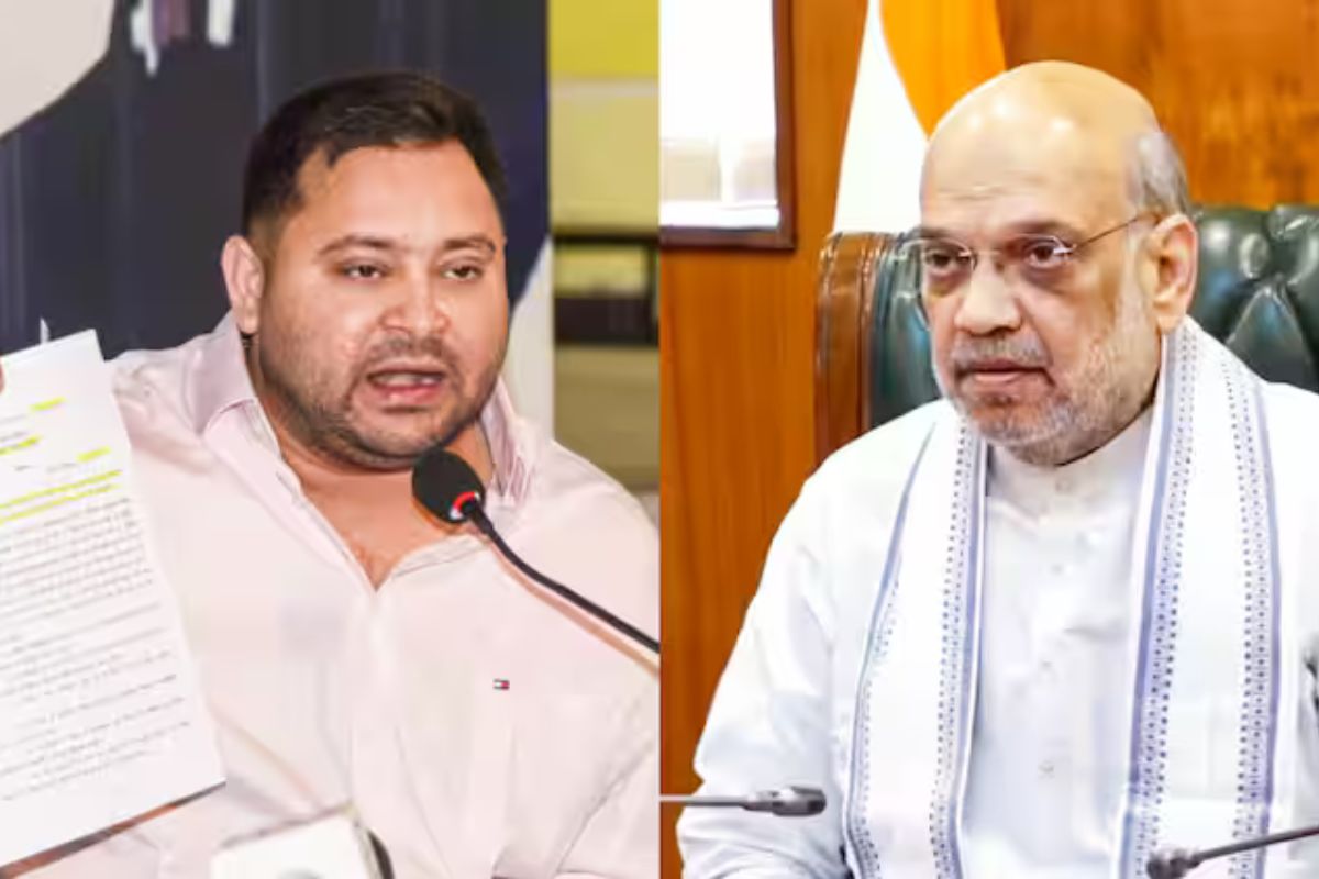 Tejaswi Yadav and Amit Shah (File Photo)