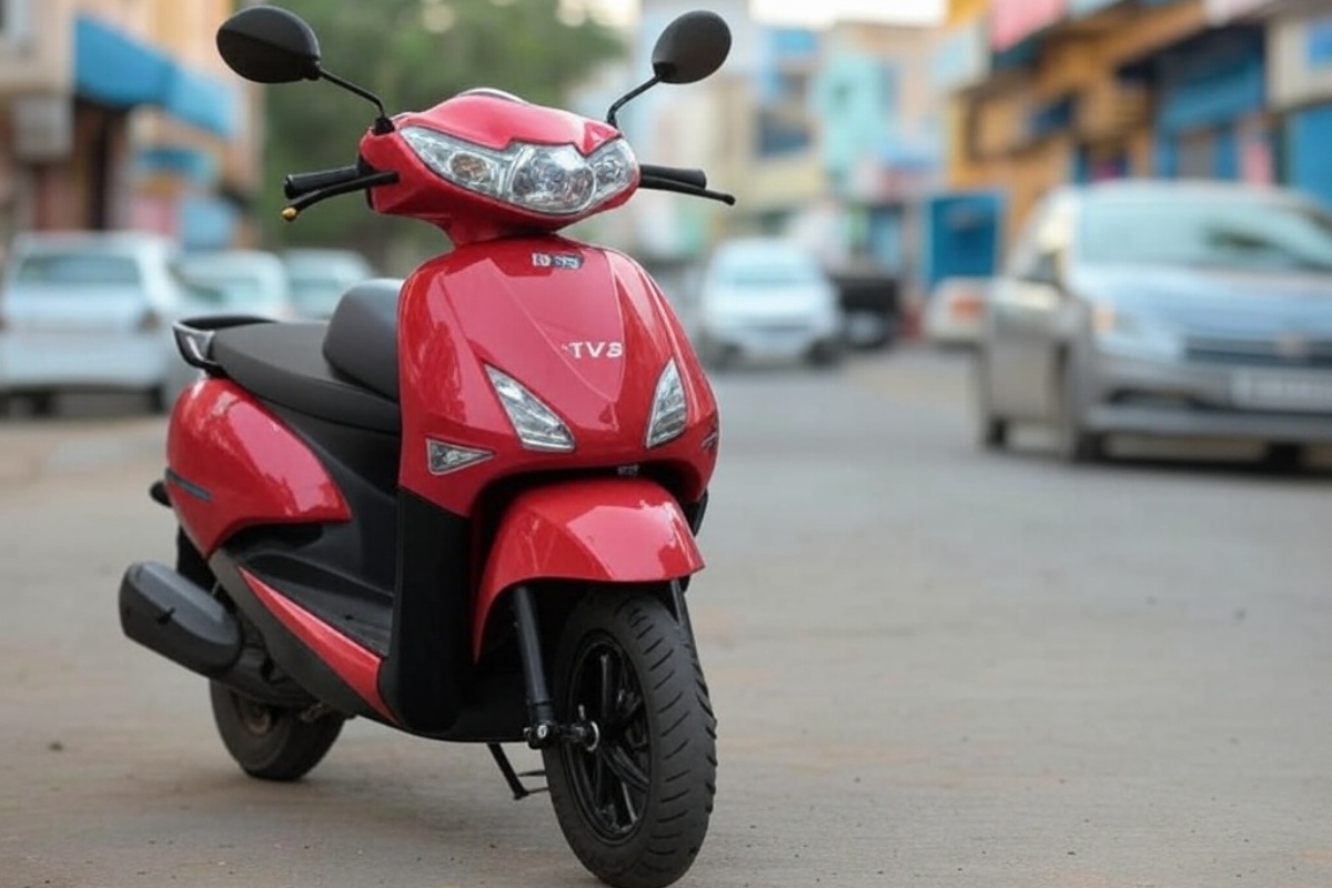 Upcoming TVS New Electric Scooter