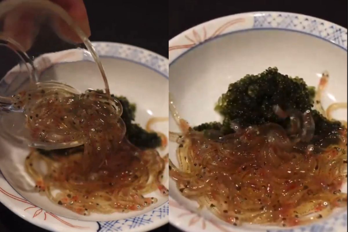 Viral Video of Eating Live Fish