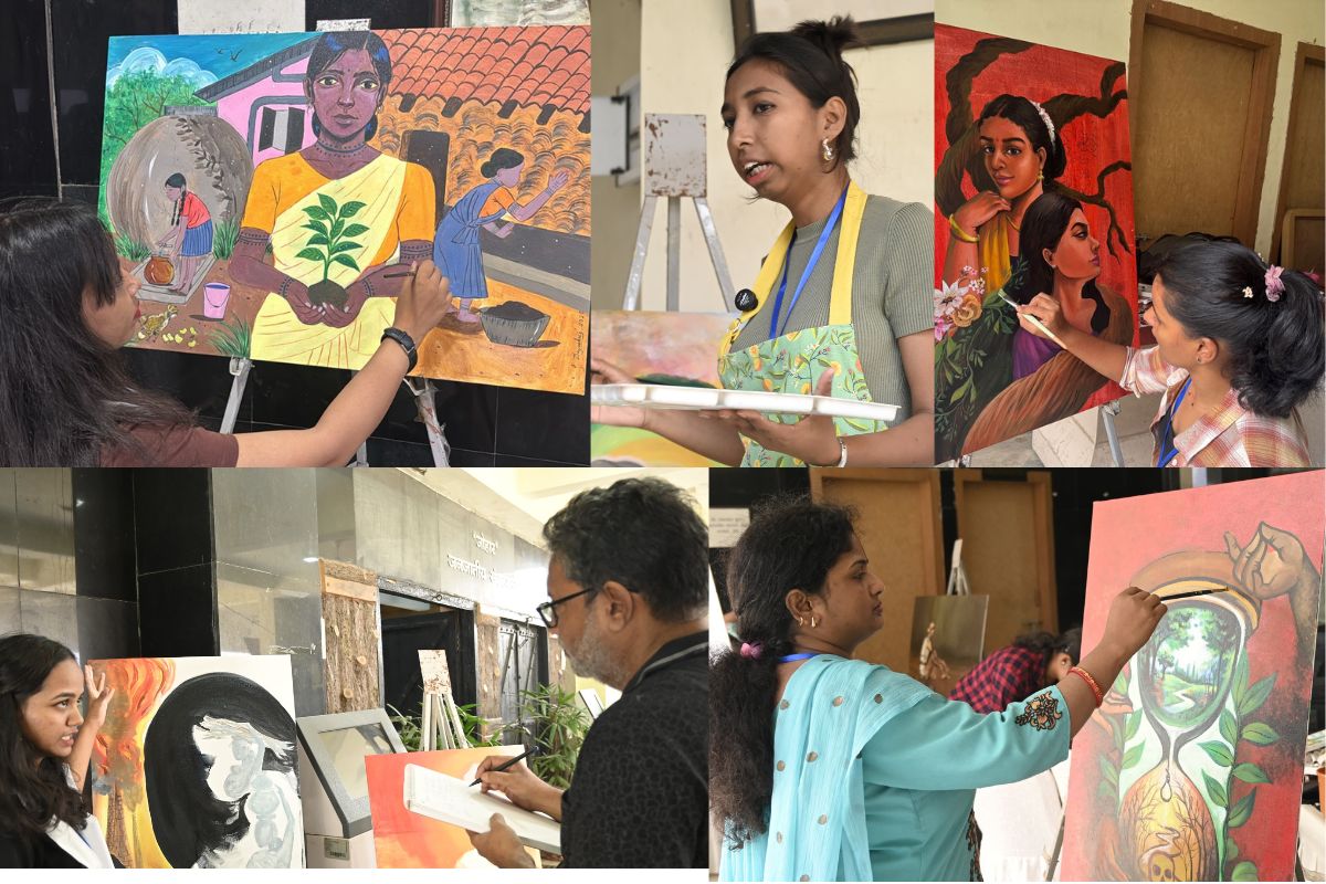 Women Painting Workshop ranchi