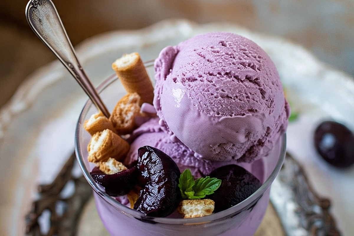 Jamun Ice-cream Recipe