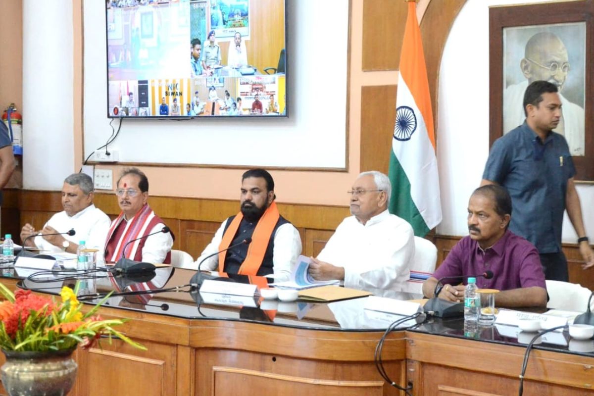 cm nitish meeting| CM Nitish held a high-level meeting on disaster management