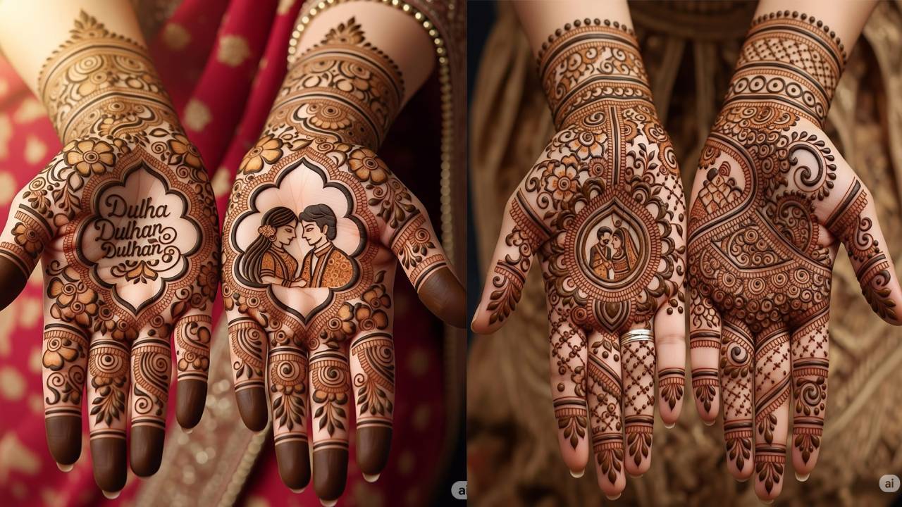 Hariyali Teej AI Mehndi Designs