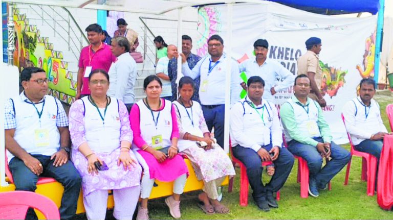 खेलो इंडिया यूथ गेम्स 2025 को लेकर दुल्हन की तरह सजा यमुना भगत स्टेडियम