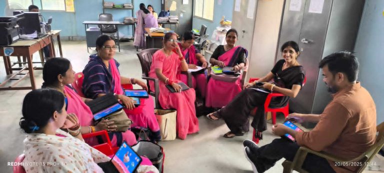 तितली एप को लेकर सेविकाओं को दिया गया प्रशिक्षण