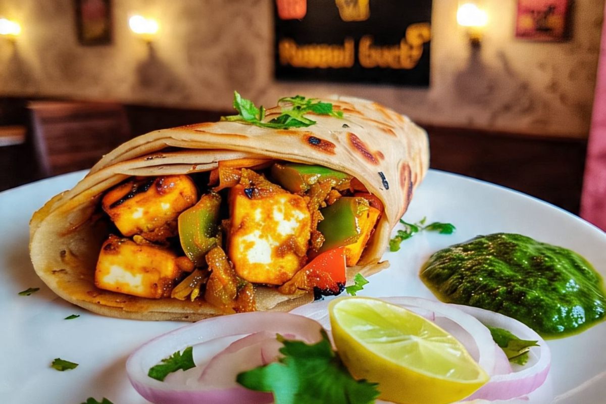 paneer tikka frankie