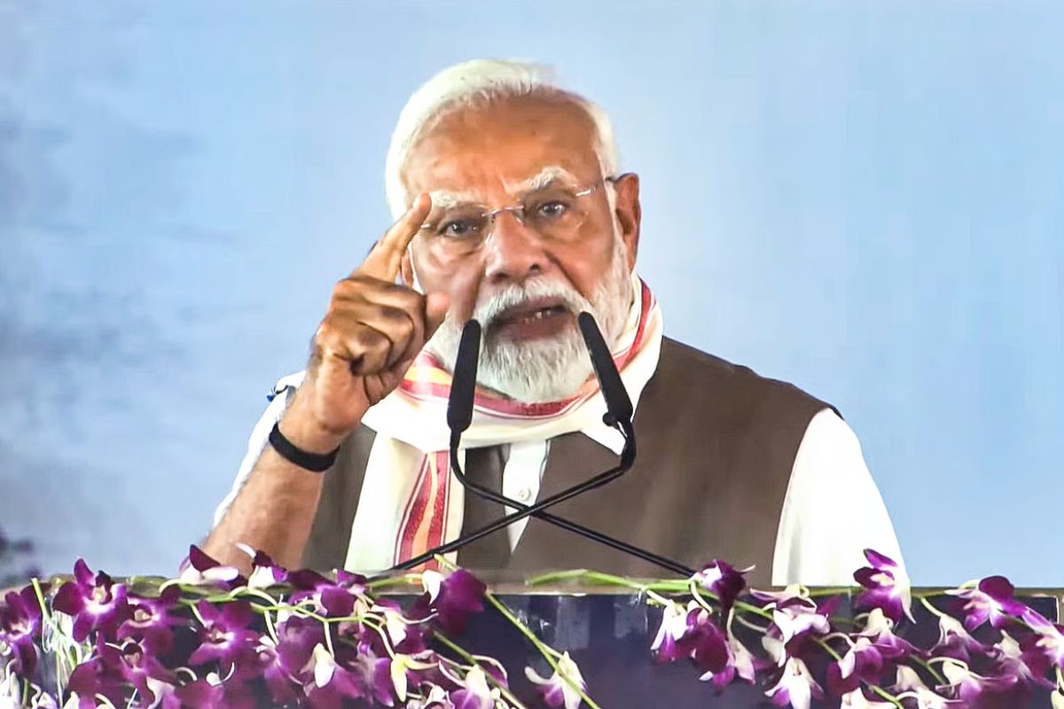 pm modi on terrorism| PM Modi warned Pakistan about terrorism from Vikramganj in Bihar