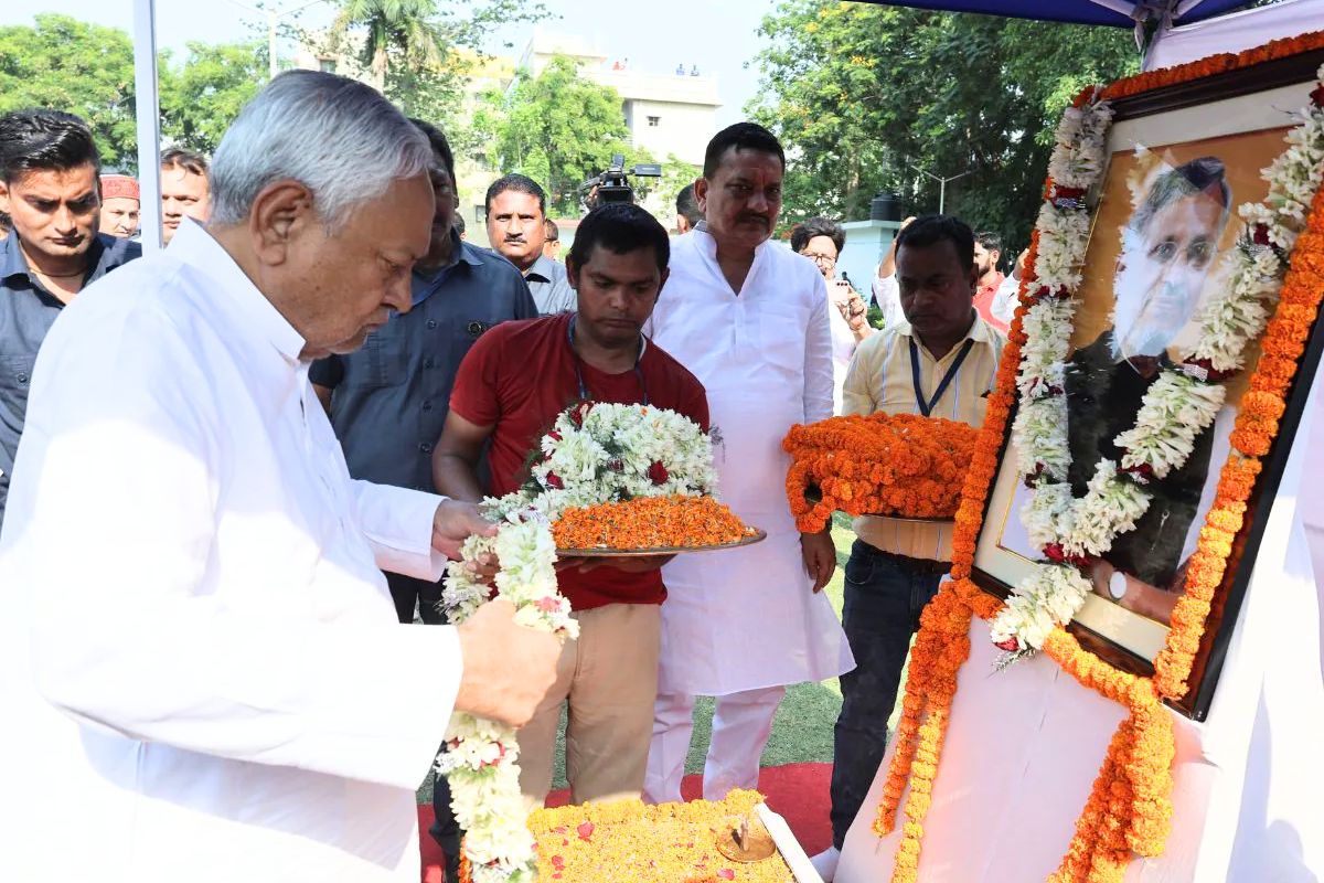 sushil modi park| On Sushil Modi's death anniversary, CM Nitish announced to celebrate state honor ceremony every year on 13 May