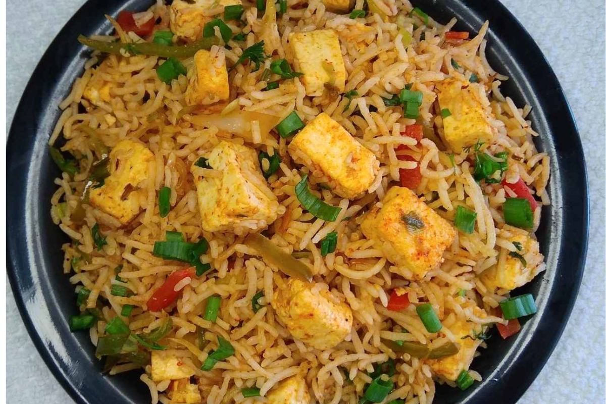 Paneer Fried Rice Recipe