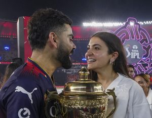 IPL 2025 RCB vs PBKS Virat Kohli and Anushka Sharma.
