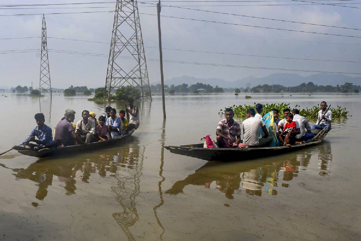 Assam Flood Photo