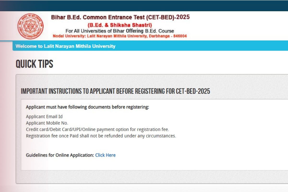 Bihar BEd Entrance Exam Result 2025 OUT