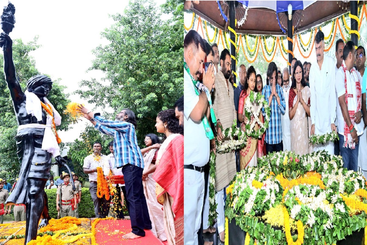CM Hemant Soren paid tribute to Lord Birsa Munda