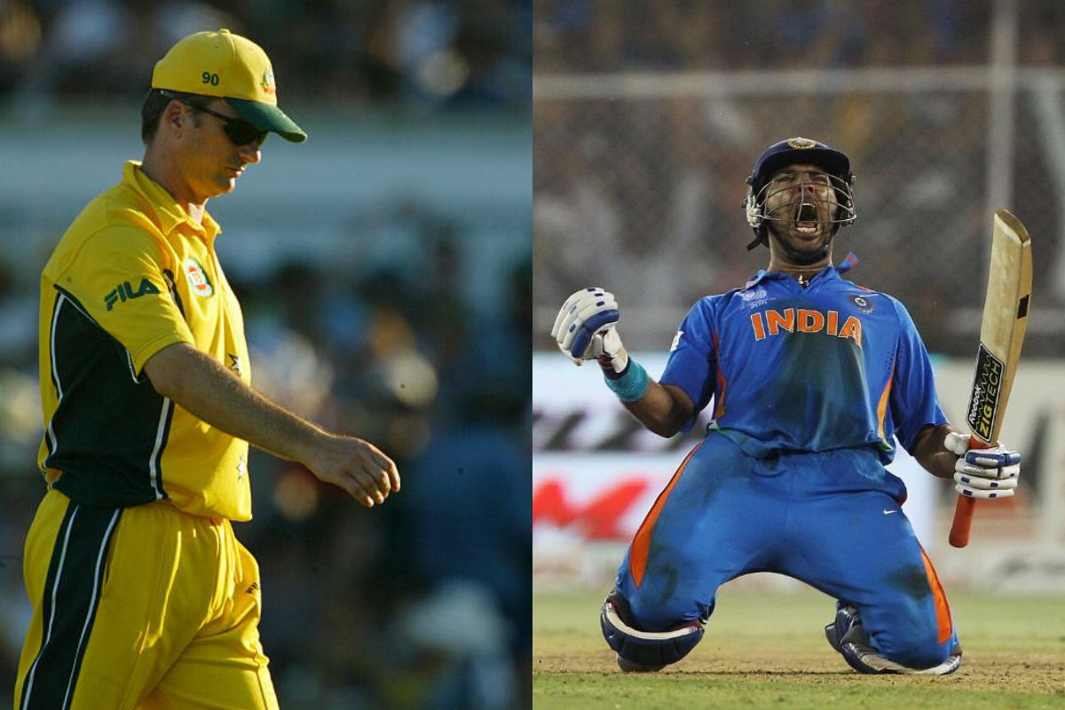 Steve Waugh and Yuvraj Singh