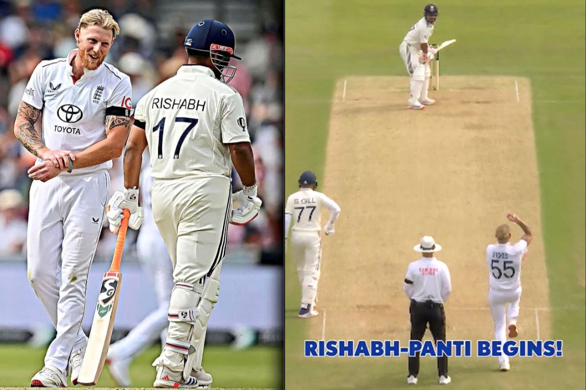 Rishabh Pant and Ben Stokes.