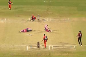 A Rare Run Out Miss in MPL T20 Tournament