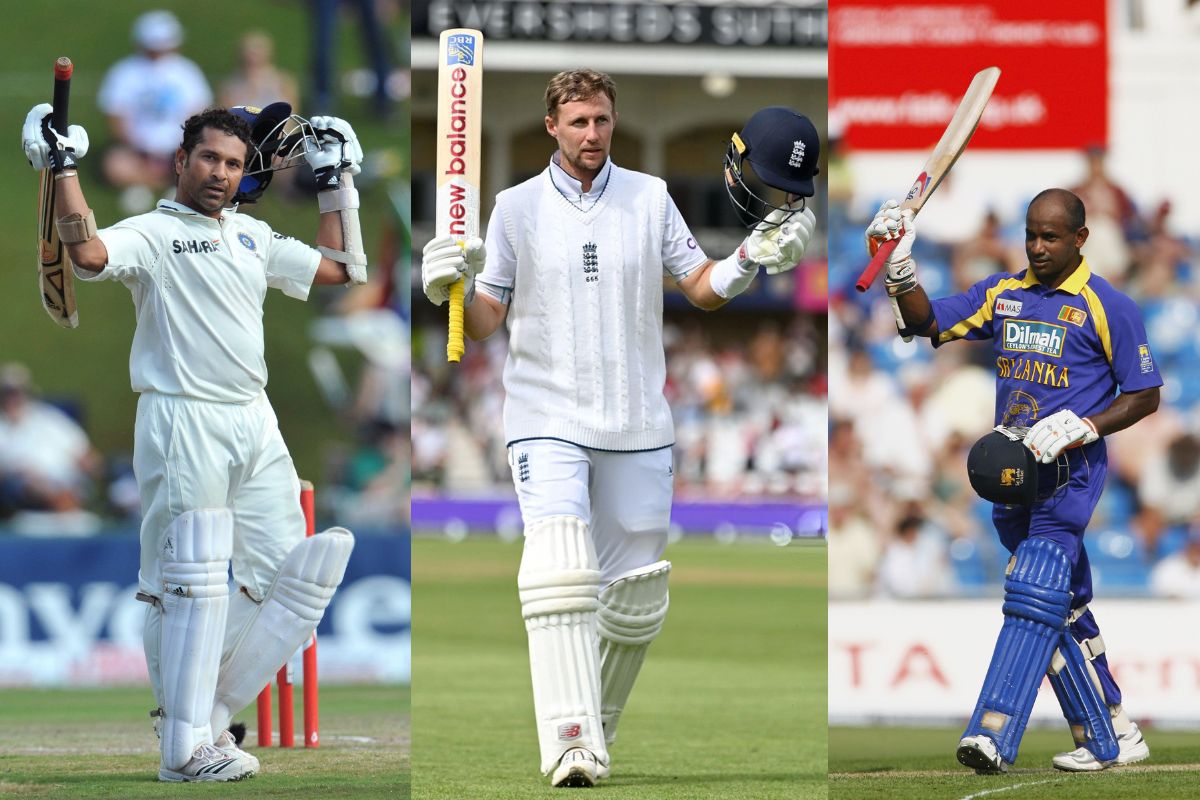 Sachin Tendulkar, Joe Root and Sanath Jayasuriya.