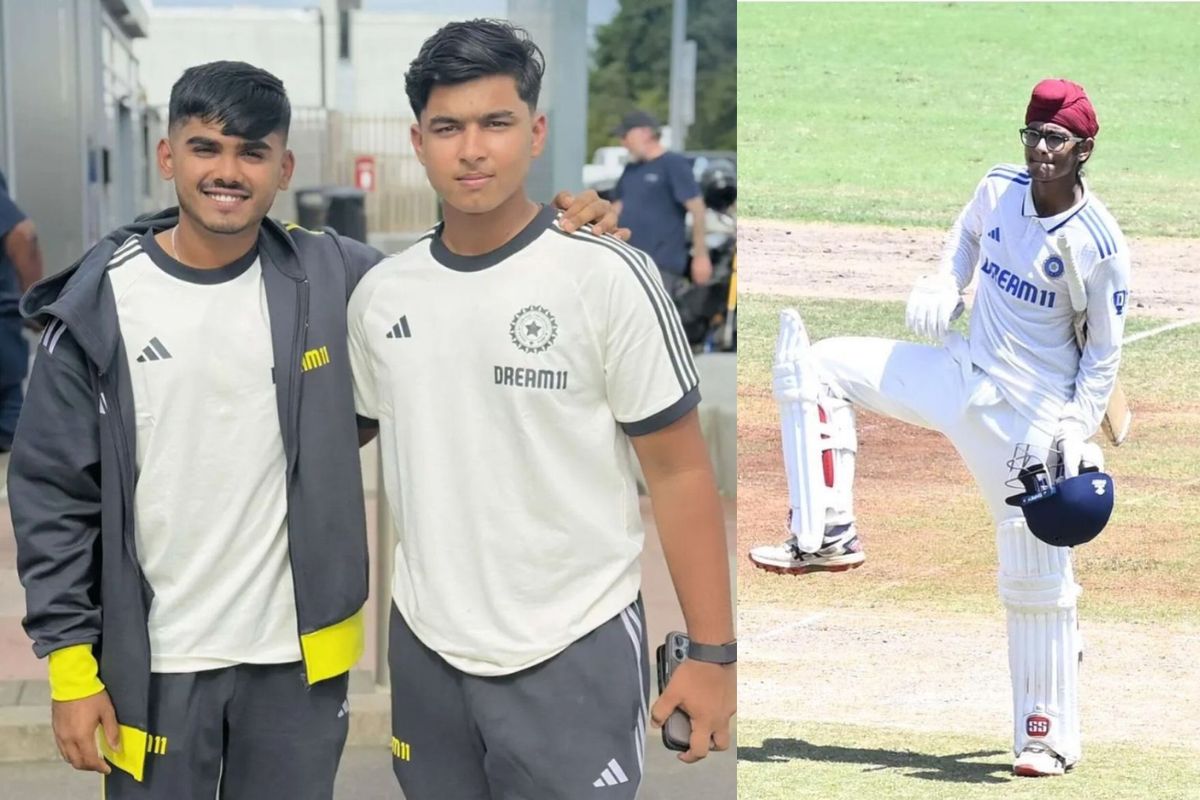 Vaibhav Suryavanshi, Ayush Mhatre and Harvansh Pangalia.