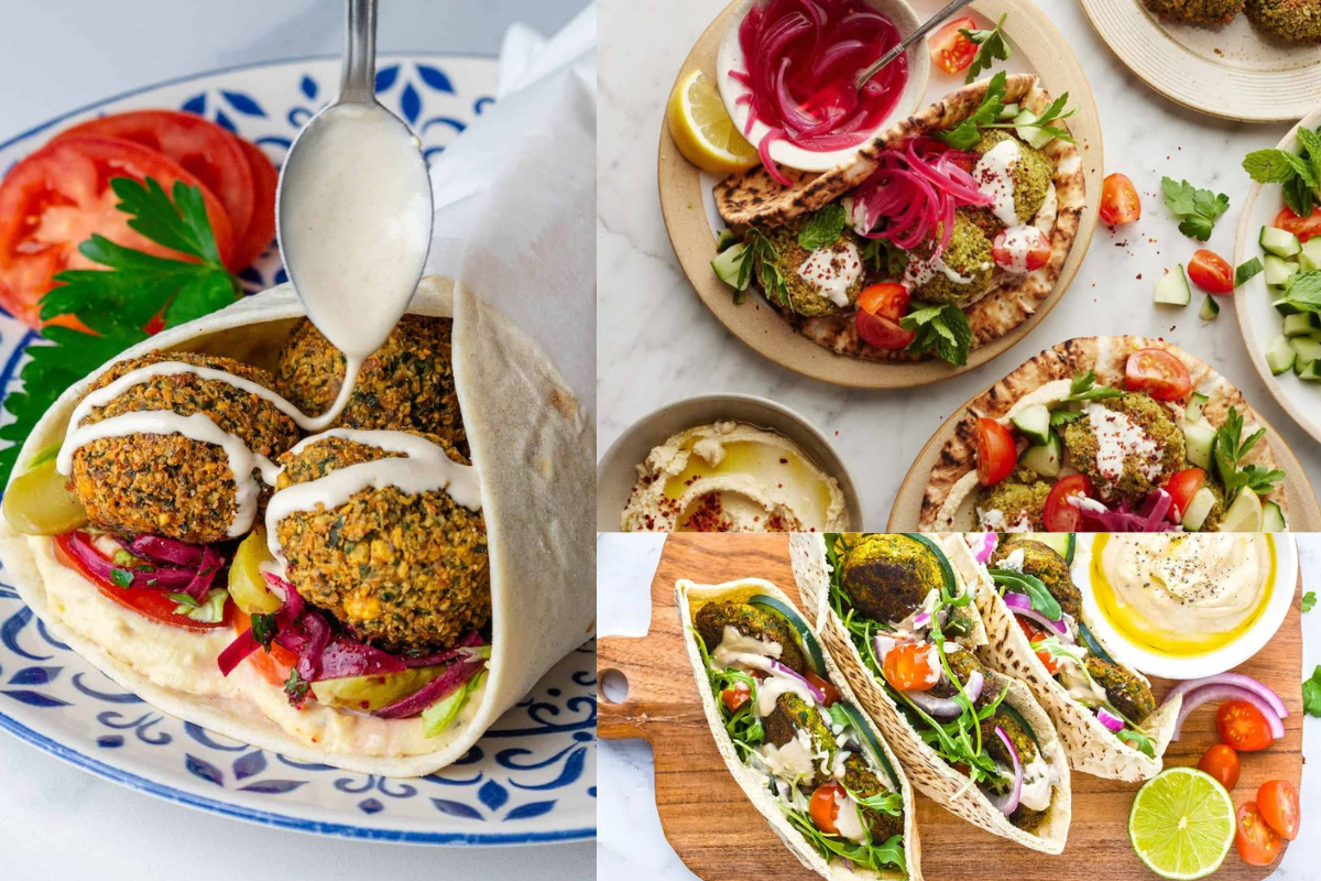 Falafel Wrap Recipe Healthy Middle Eastern Snack