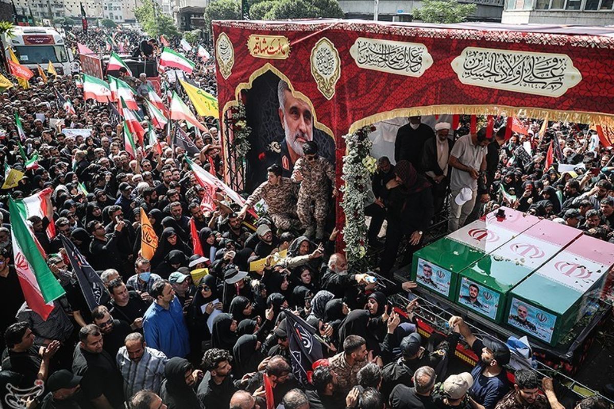 Funerals of Iran Military Commanders