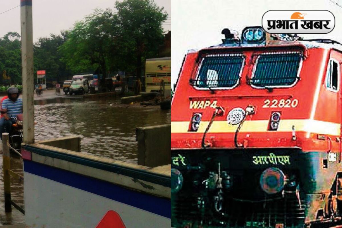Heavy Rain Jharkhand Monsoon Tatanagar Railway Station News