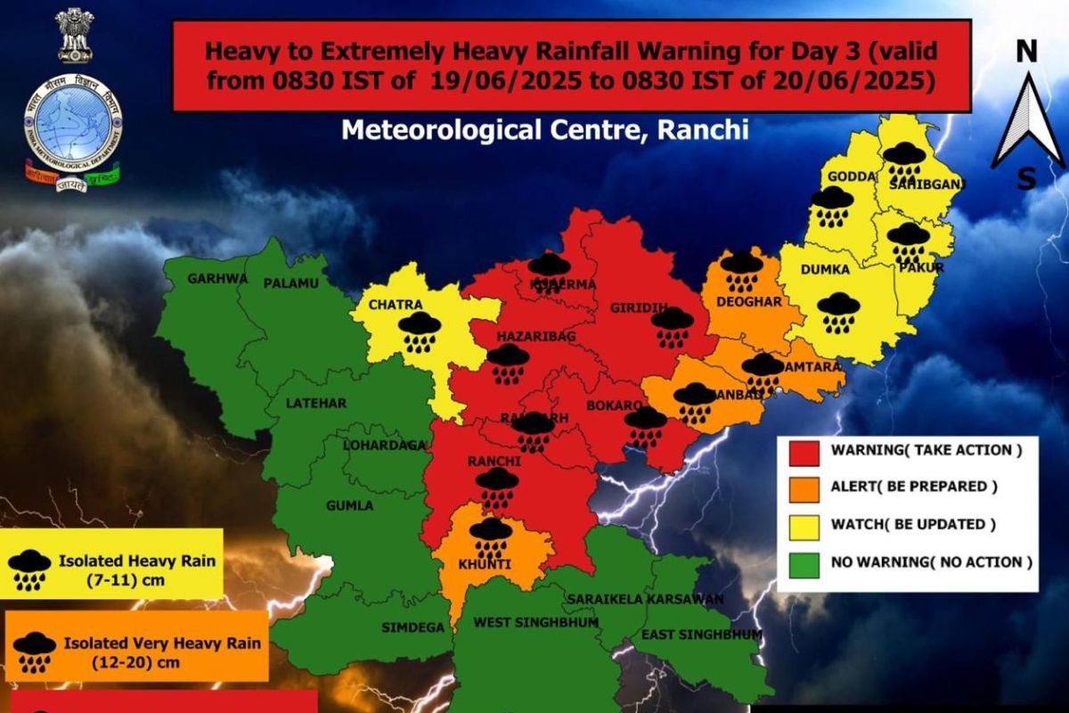 Heavy To Extremely Heavy Rain Alert