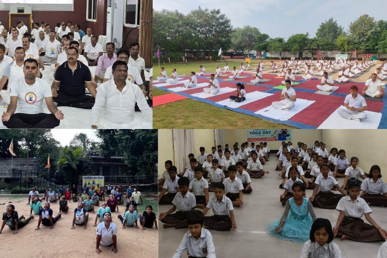 अंतरराष्ट्रीय योग दिवस पर लोगों ने किया योगाभ्यास, सांसद ढुलू महतो ने बताया स्वस्थ जीवन के लिए अहम
