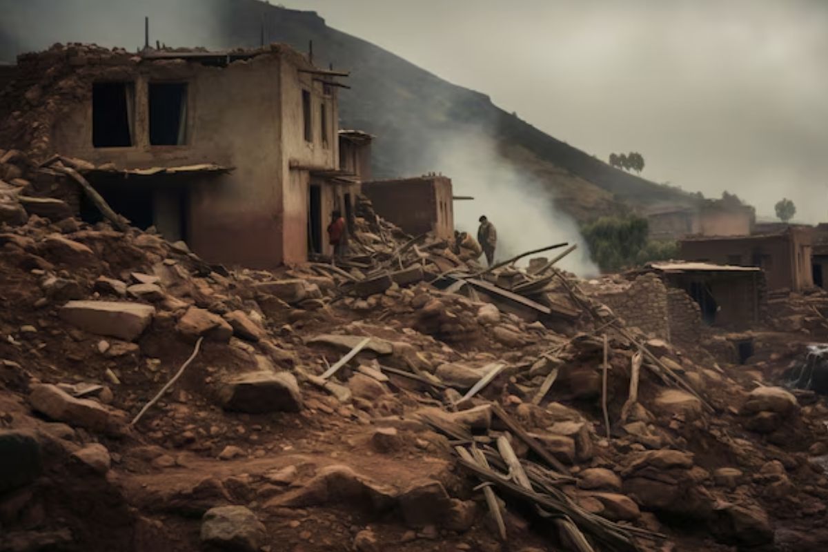 Iran Earthquakes AI IMAGE