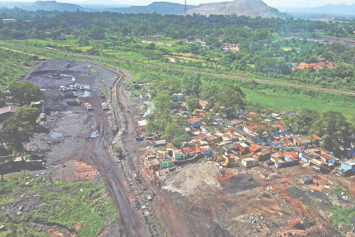 Jharia land subsidence
