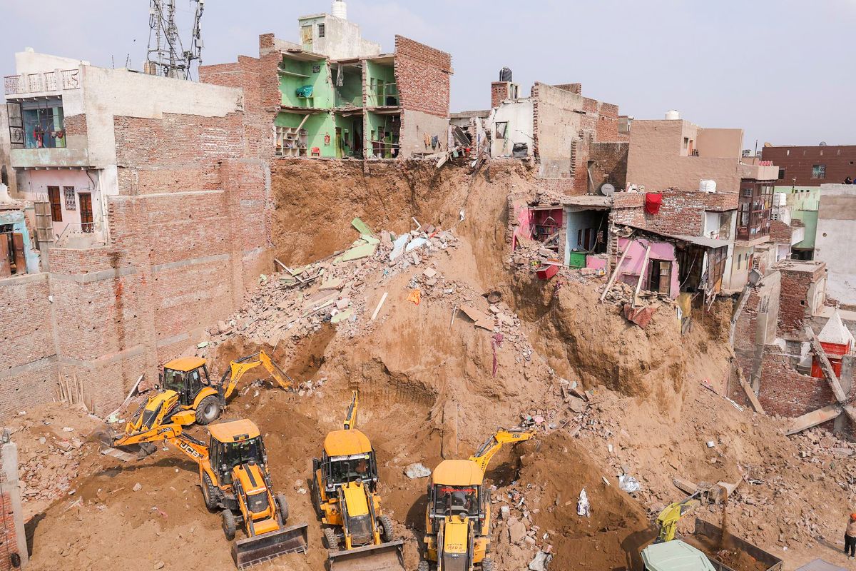 Mathura multi-storey building collapsed