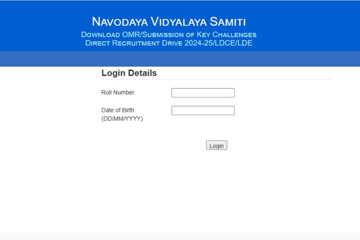 NVS Recruitment 2024 Answer Key OUT