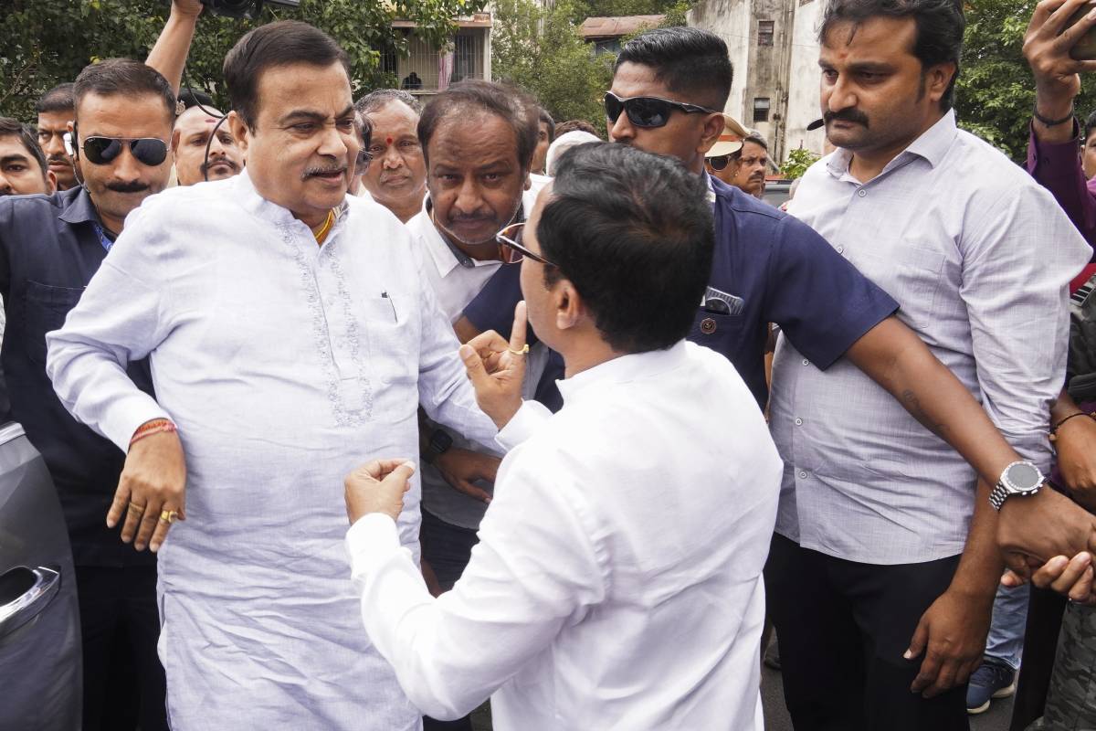 Nitin Gadkari in Pune
