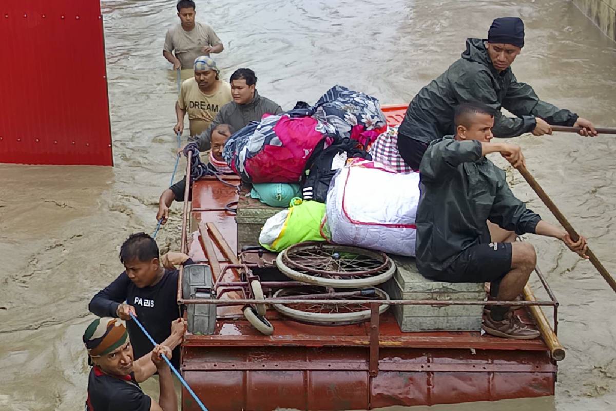 North east india flood