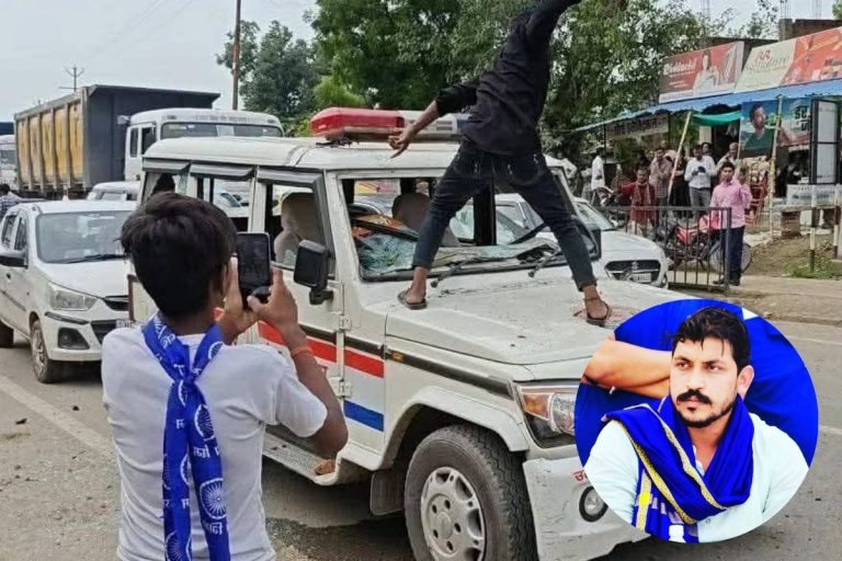 पुलिस गाड़ियों में तोड़फोड़… आगजनी-पथराव, NSA की कार्रवाई तय, देखें वीडियो
