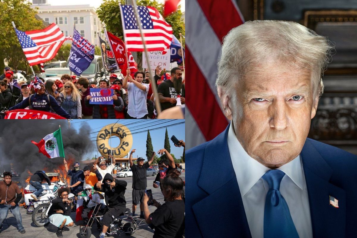Los angeles protest and donald trump