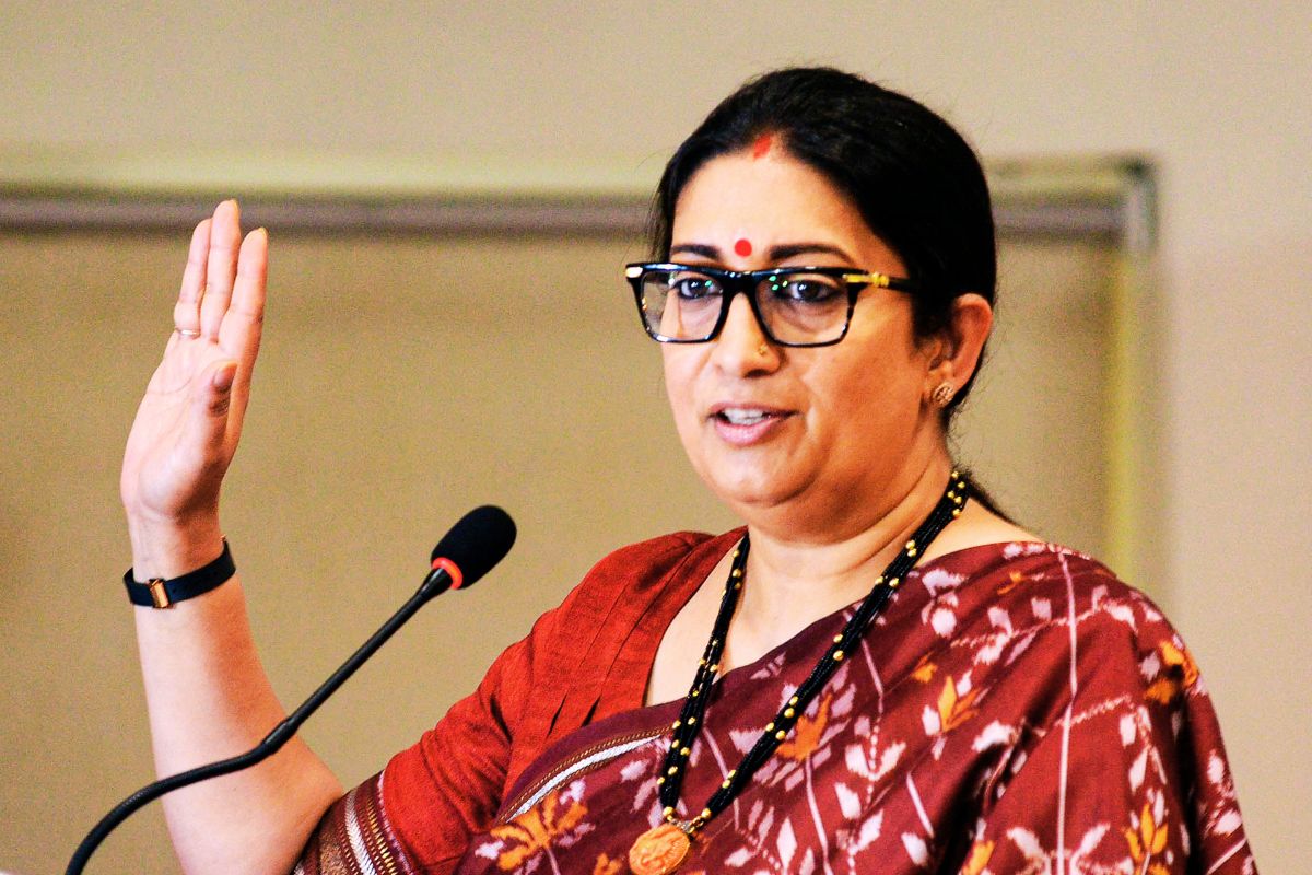 Smriti Irani in Ranchi Jharkhand Politics News