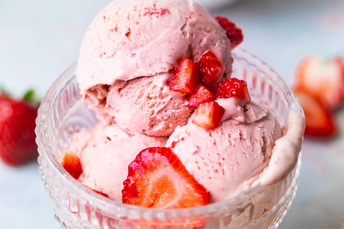 Strawberry Ice Cream Recipe