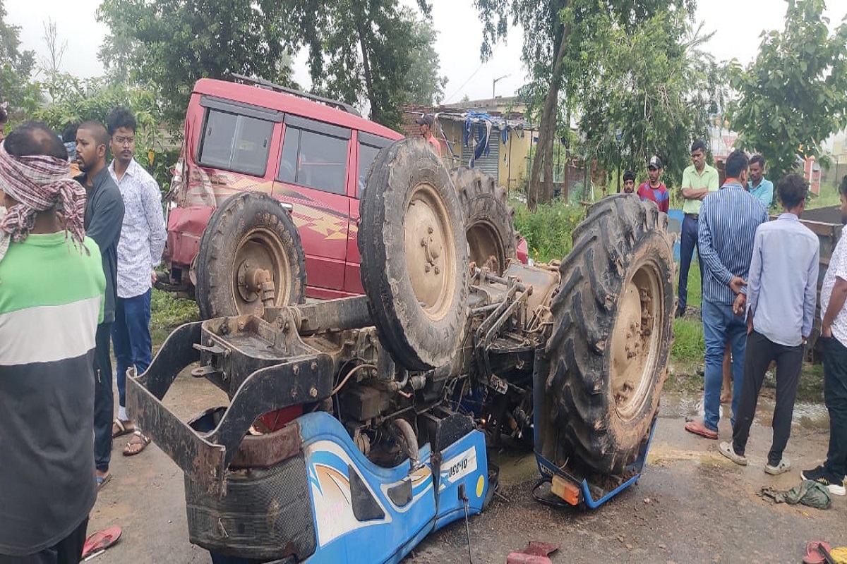 Sumo victa after collision