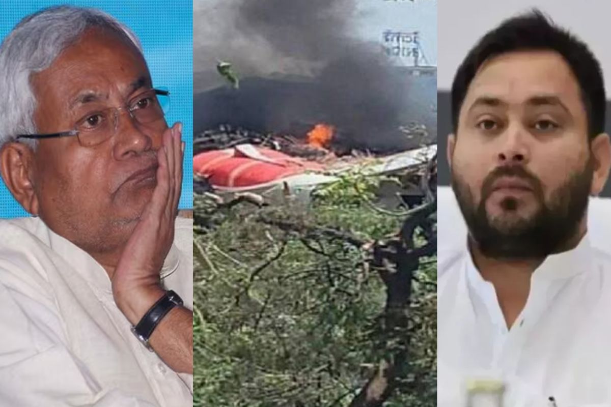 Ahemdabad Plane Crash What did Nitish-Tejaswi say on the Air India flight crash? These leaders expressed grief