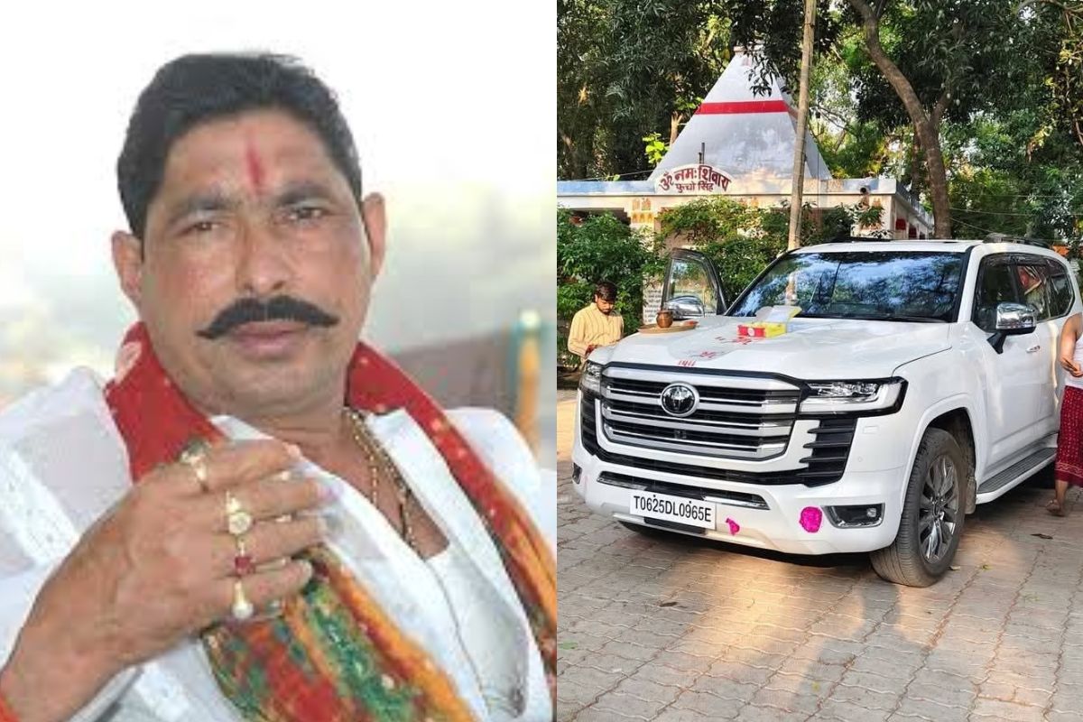 Anant Singh New Car shiny bullet proof car in discussion, photo shared on social media