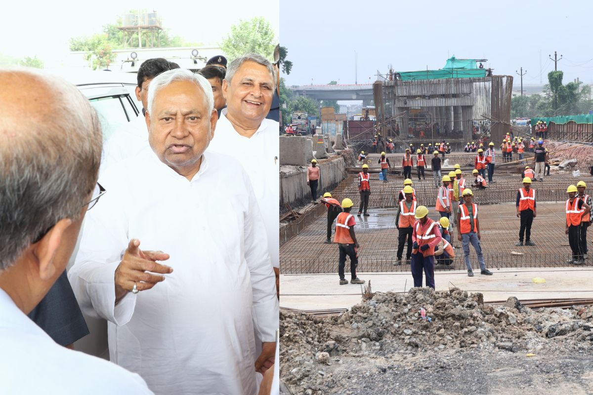 After inaugurating bridge, CM Nitish reached here to inspect it gave big order to officials