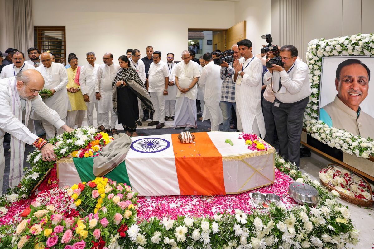 Vijay Rupani Last Rites