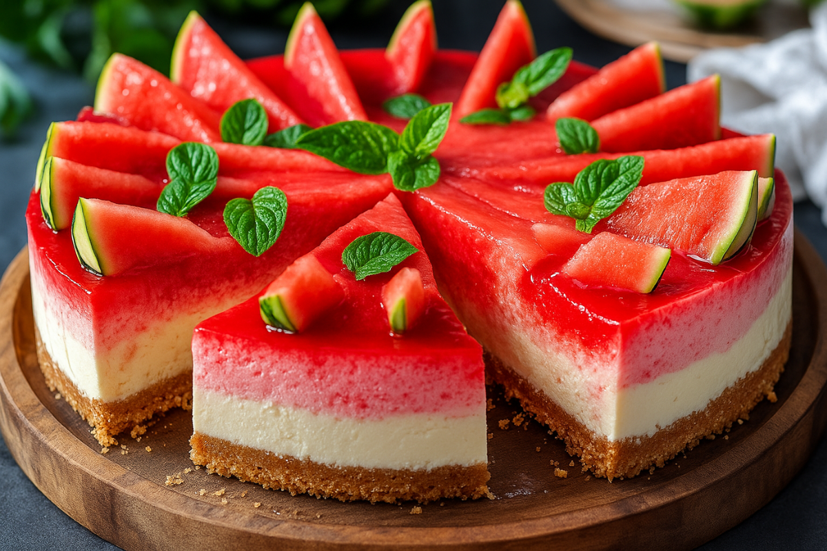 Watermelon Cheesecake