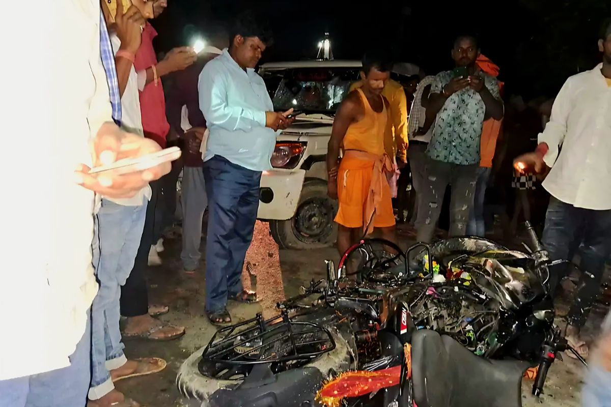 darbhanga accident| In Bihar's Darbhanga, 13 days after marriage, a young man died after being hit by a Bolero