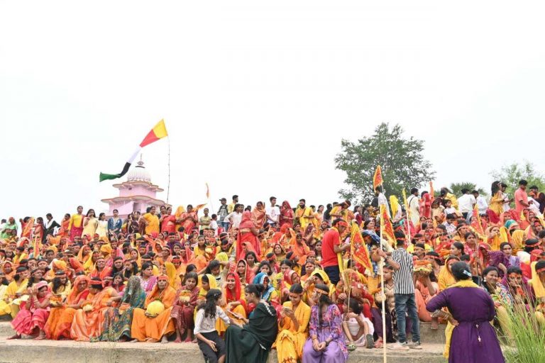 रमजानकी मंदिर ठाकुरबाड़ी प्रतिष्ठात्मक महायज्ञ के लिए हुई जलभरी