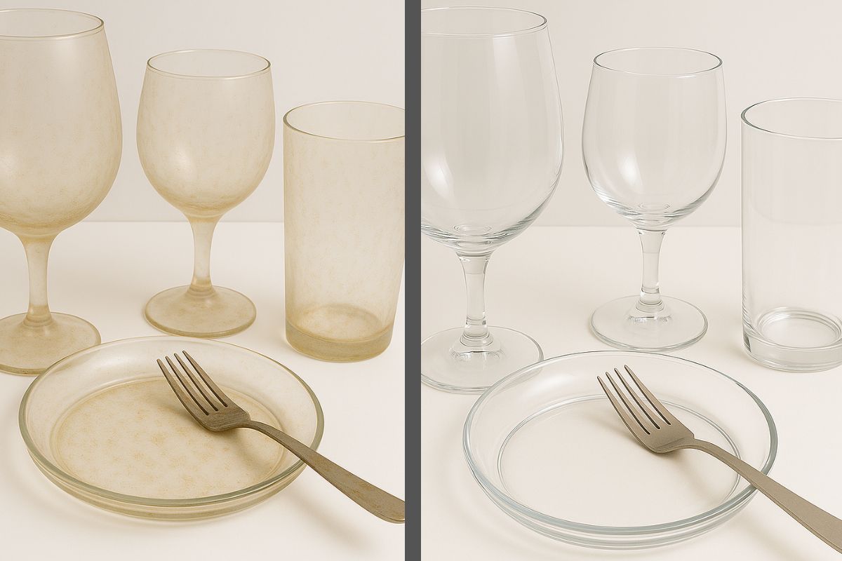 glass utensils cleaning tips
