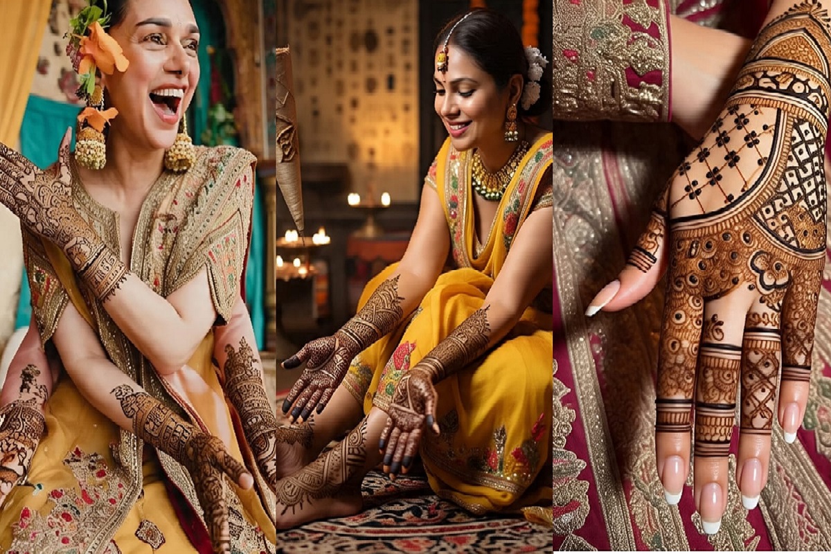 mehndi pose